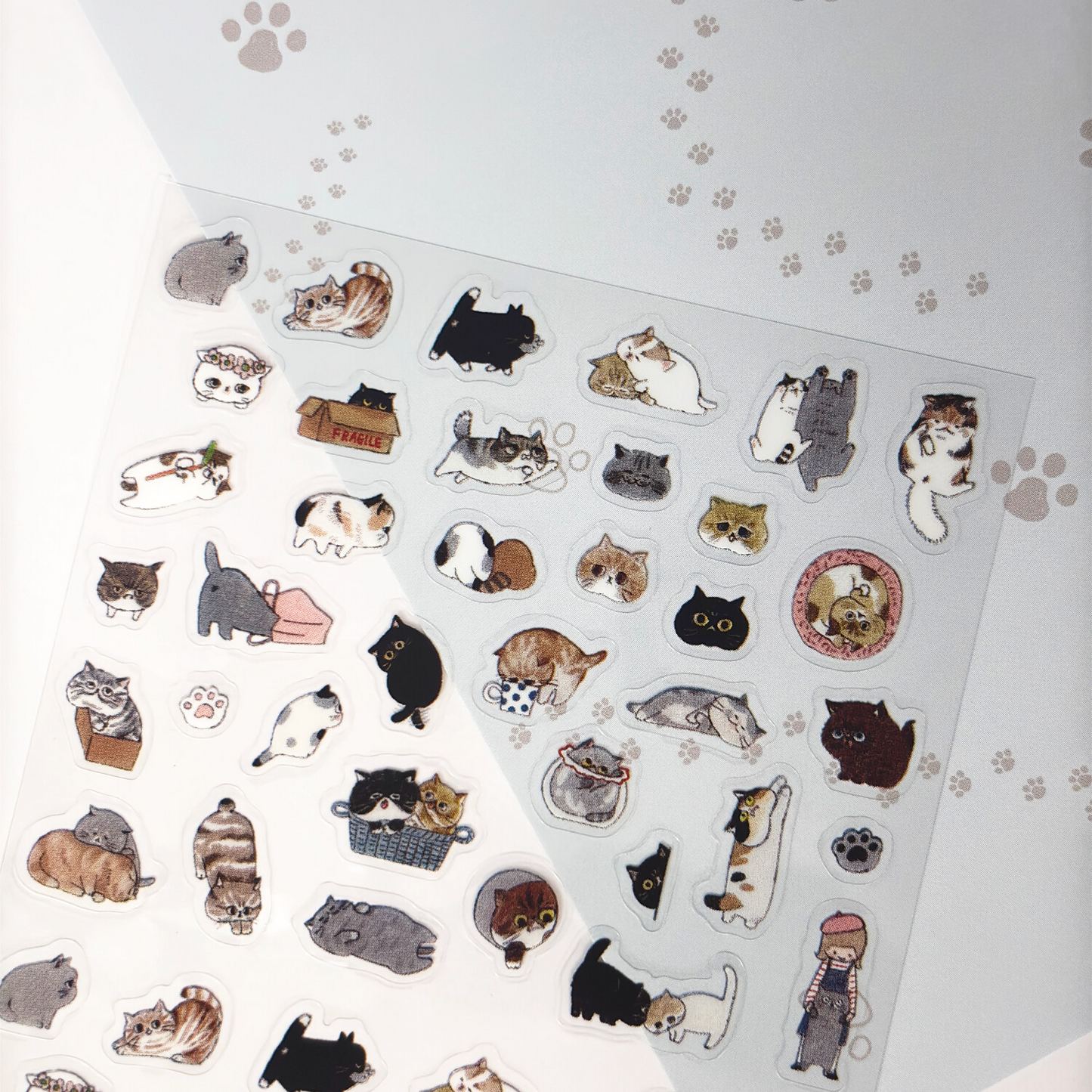Seal Do Sticker Sheet Shinzi Katoh Exotic shorthair