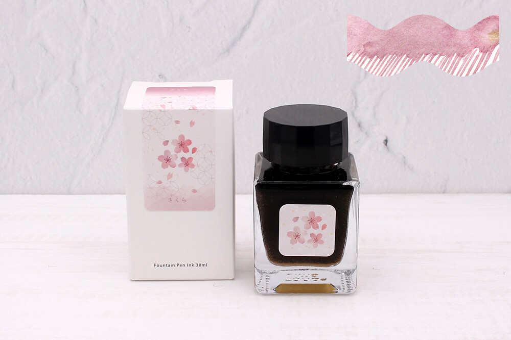 Kobayashi Original fountain pen ink- Shizuoka - Sakura (shimmer)