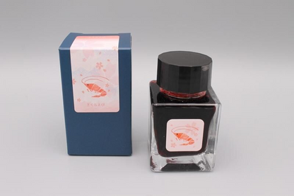 Kobayashi Original fountain pen ink- Shizuoka - Sakura Shrimp (scented)