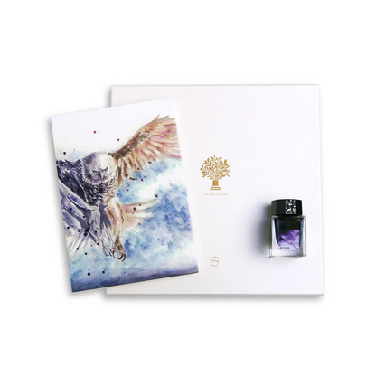 Sailor & Eggnworks Notebook And Ink set Sky Hunter