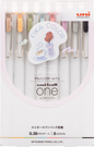 Uniball One Fika Color 0.38 mm set of 8