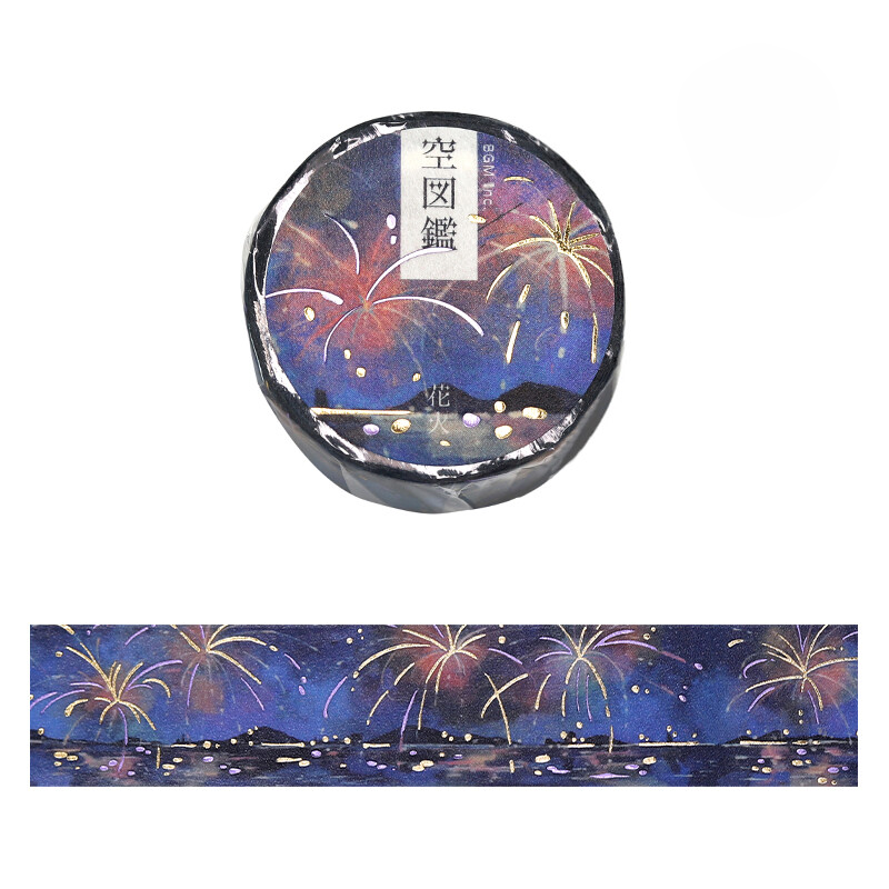 BGM Washi Tape Sky Firework
