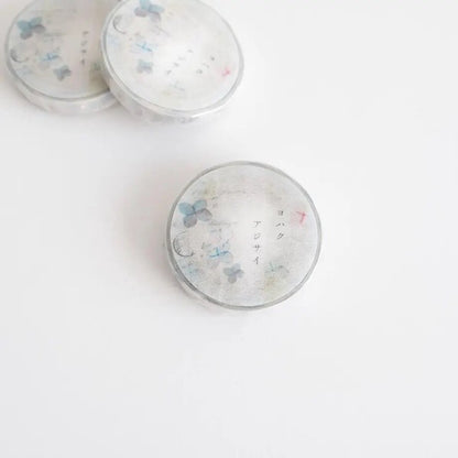 Yohaku Washi Tape Hydrangea