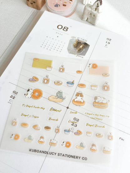 Kuboandlucy Stationery Co | Sticker Sheet Cookie Cat