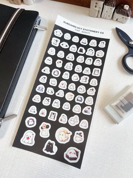 Kuboandlucy Little Ghost Sticker Sheet