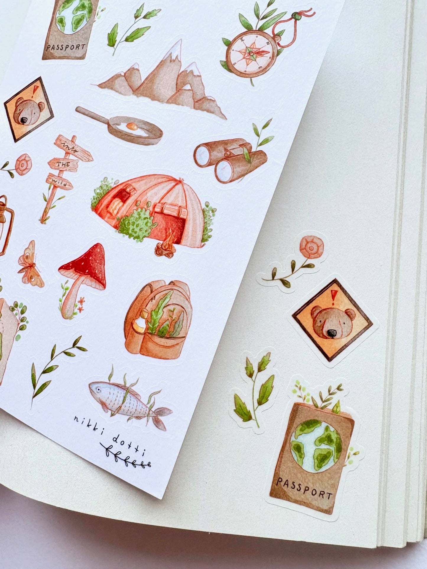 Nikki Dotti - Sticker Sheet - Explore