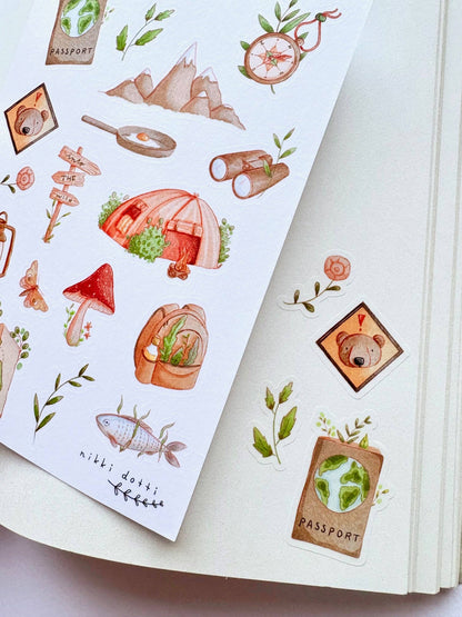 Nikki Dotti - Sticker Sheet - Explore