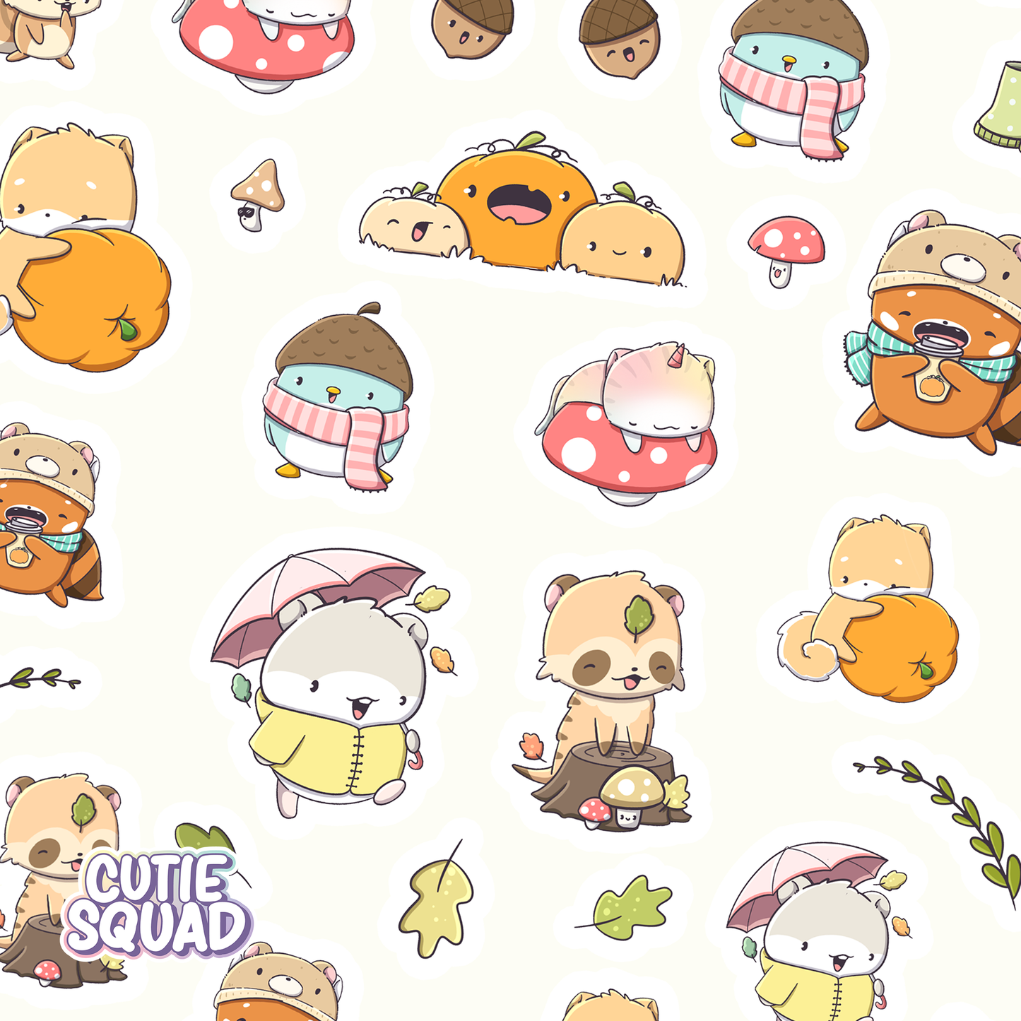 CutieSquad Sticker Sheet Cosy Forest