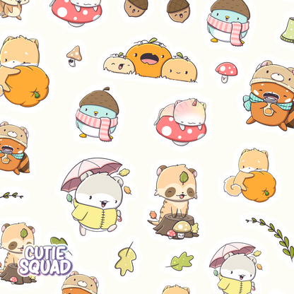 CutieSquad Sticker Sheet Cosy Forest