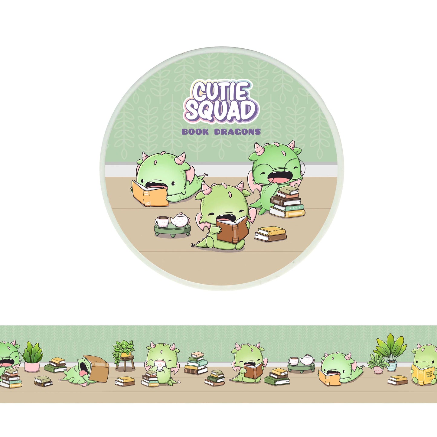 CutieSquad Washi Tape Bookdragons