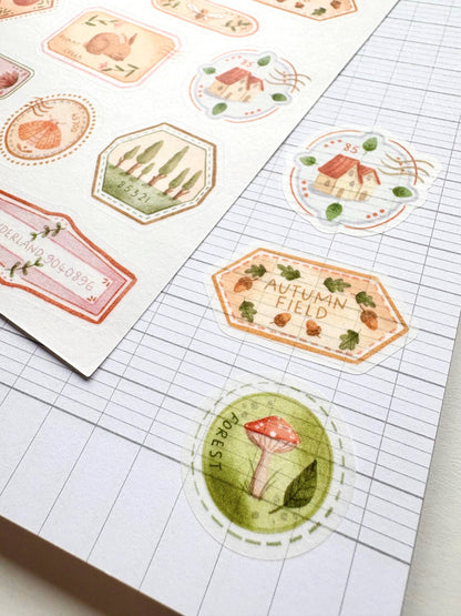 Nikki Dotti - Sticker Sheet - Passport