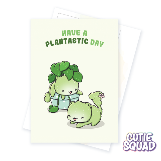 CutieSquad Postcard Plantastic Day